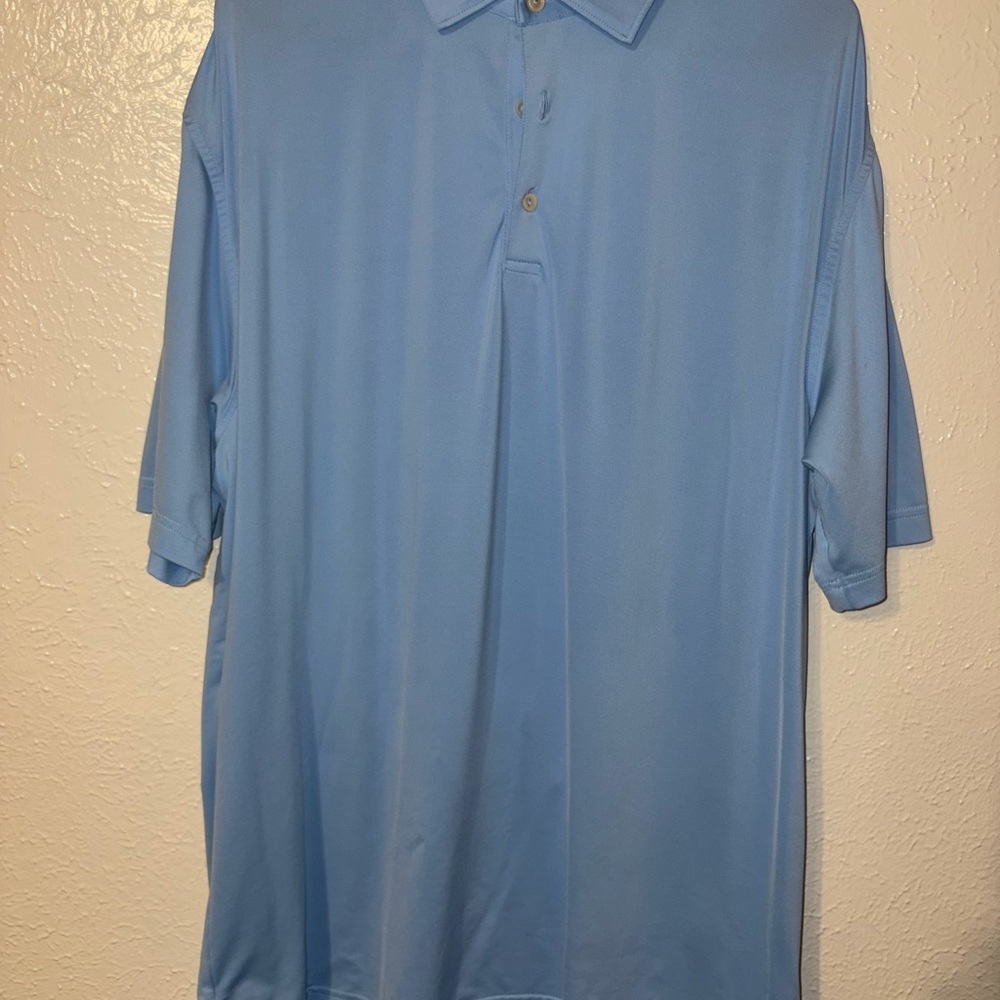 Peter Millar Light Blue Polo Shirt